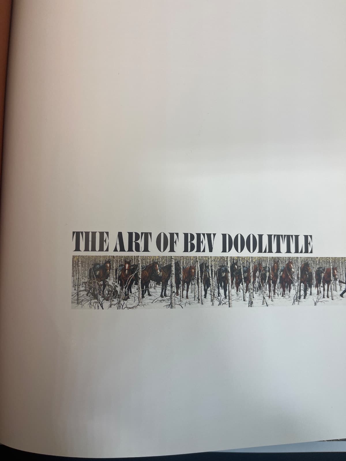 The Art of Bev Doolittle by Elise Maclay - title page