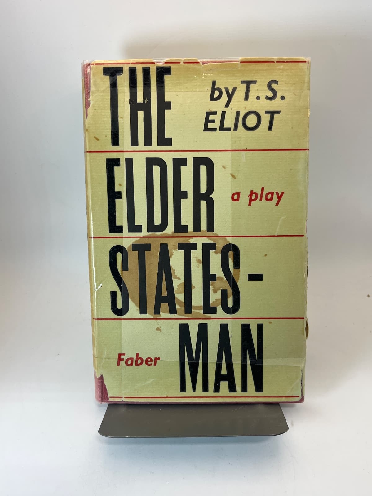 The Elder Statesman by T. S. Eliot - front cover