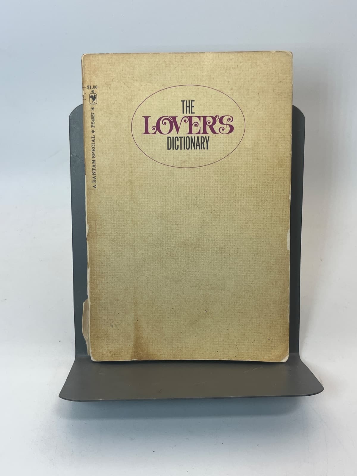 The Lover's Dictionary - front cover
