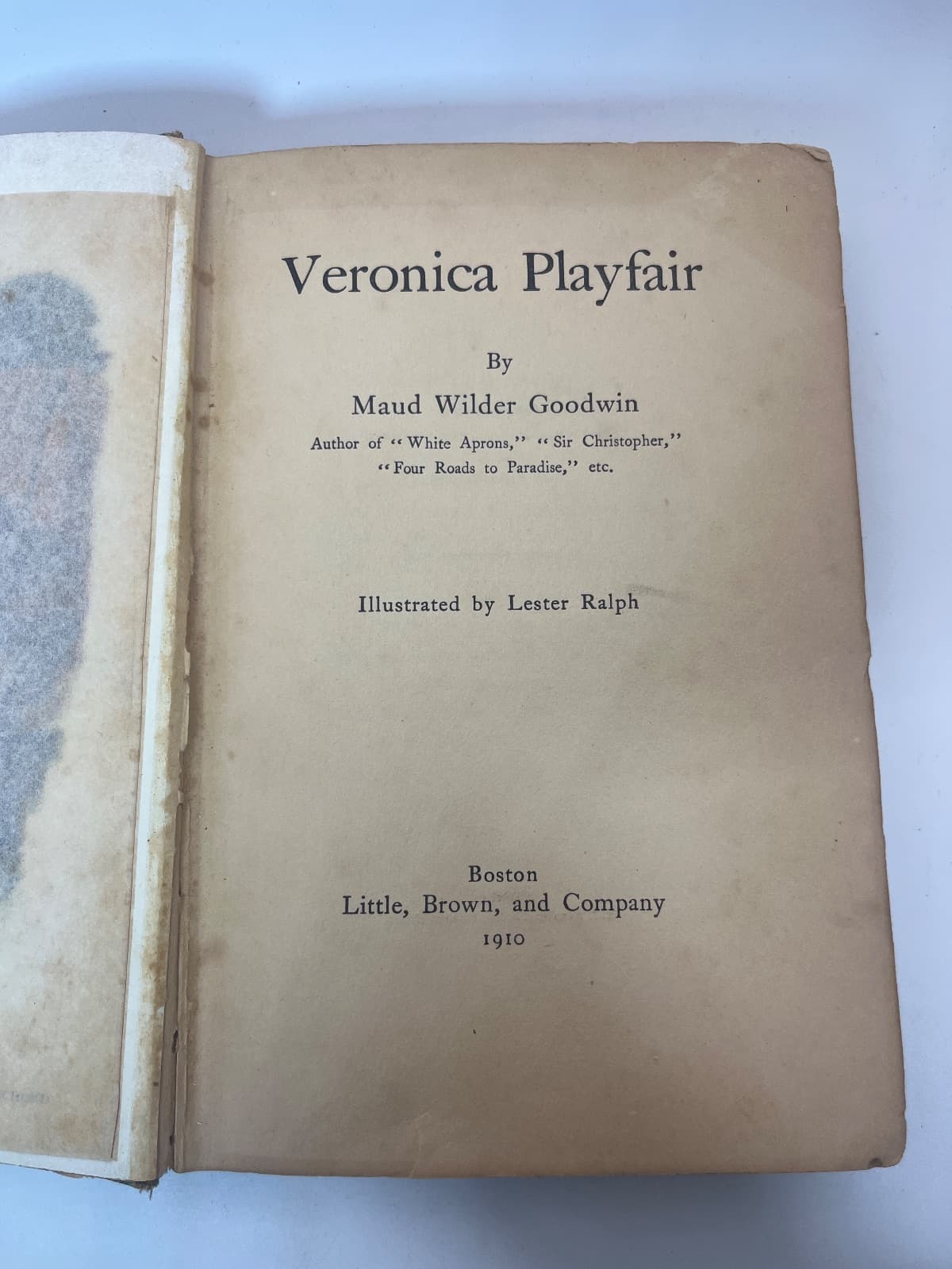Veronica Playfair by Maud Wilder Goodwin - title page