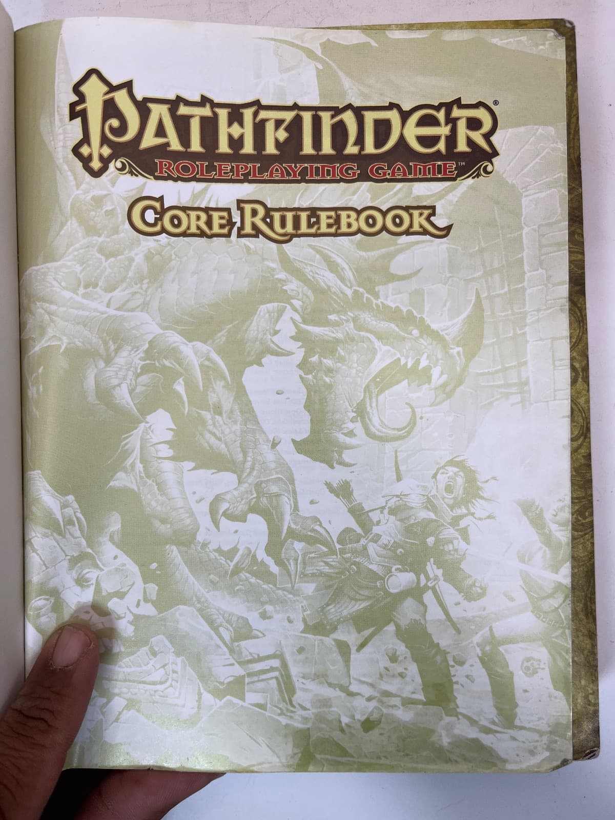 Pathfinder Roleplaying Game: Core Rulebook - title page
