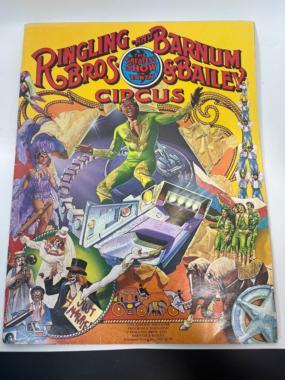 Ringling Bros. and Barnum & Bailey Circus - 1982  - front cover