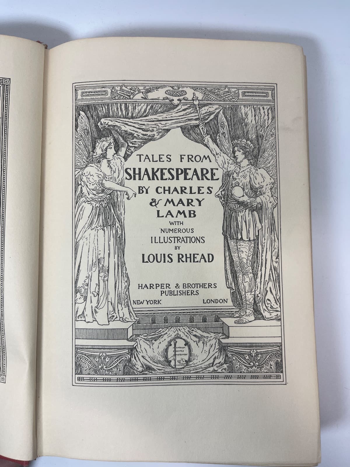 Tales from Shakespeare - Illustrated by Louis Rhead by Charles & Mary Lamb - title page