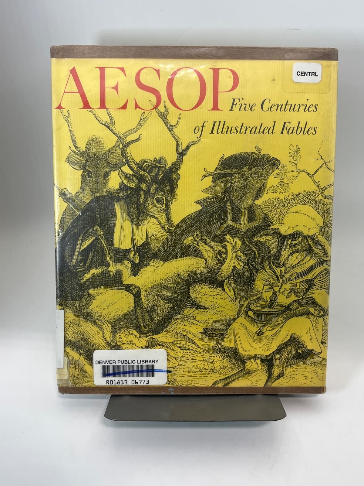 Aesop: Five Centuries of Illustrated Fables - Ex. Library  by John J. McKendry - front cover