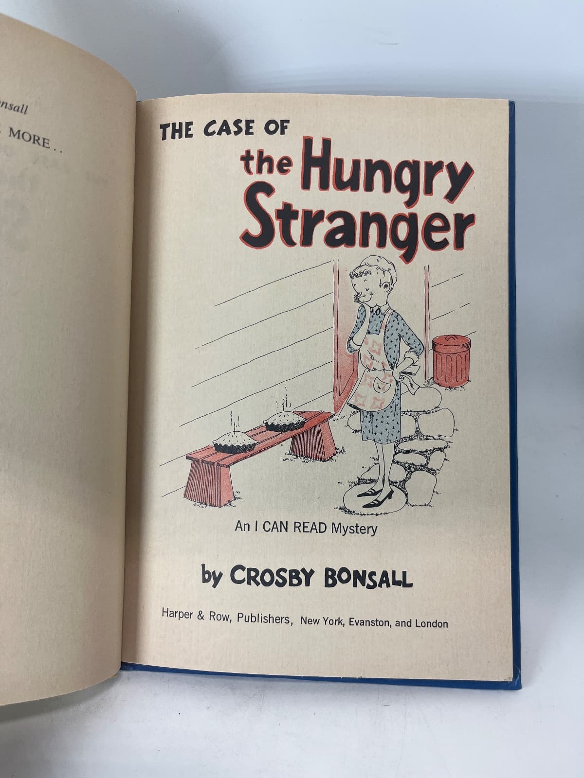 The Case of the Hungry Stranger - 1963 by Crosby Bonsall - title page