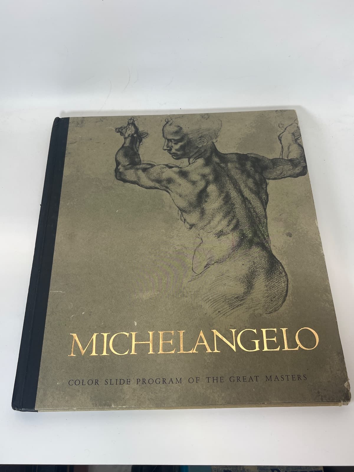 MICHELANGELO - Color Slide Program of Great Artist's w Slides  by Creighton Gilbert - front cover