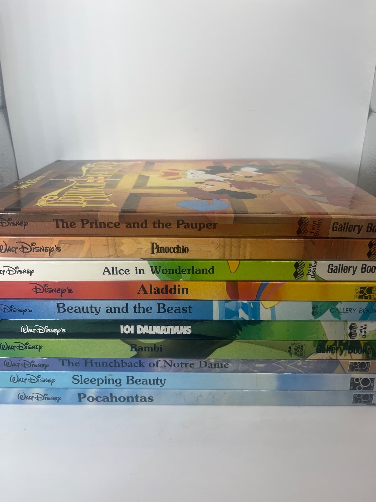 Lot of 10 Walt Disney Books - Gallery Twin Mouse Works by Various - additional view