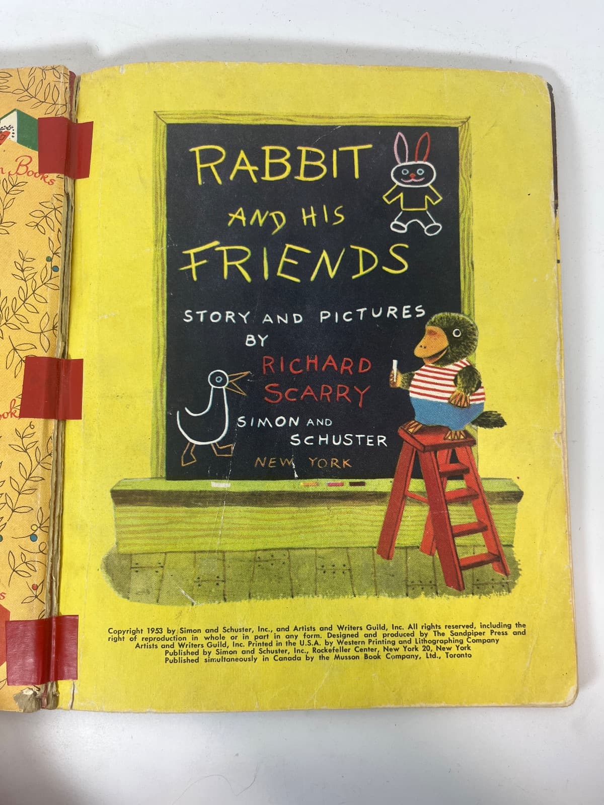 Rabbit and His Friends by Richard Scarry - title page