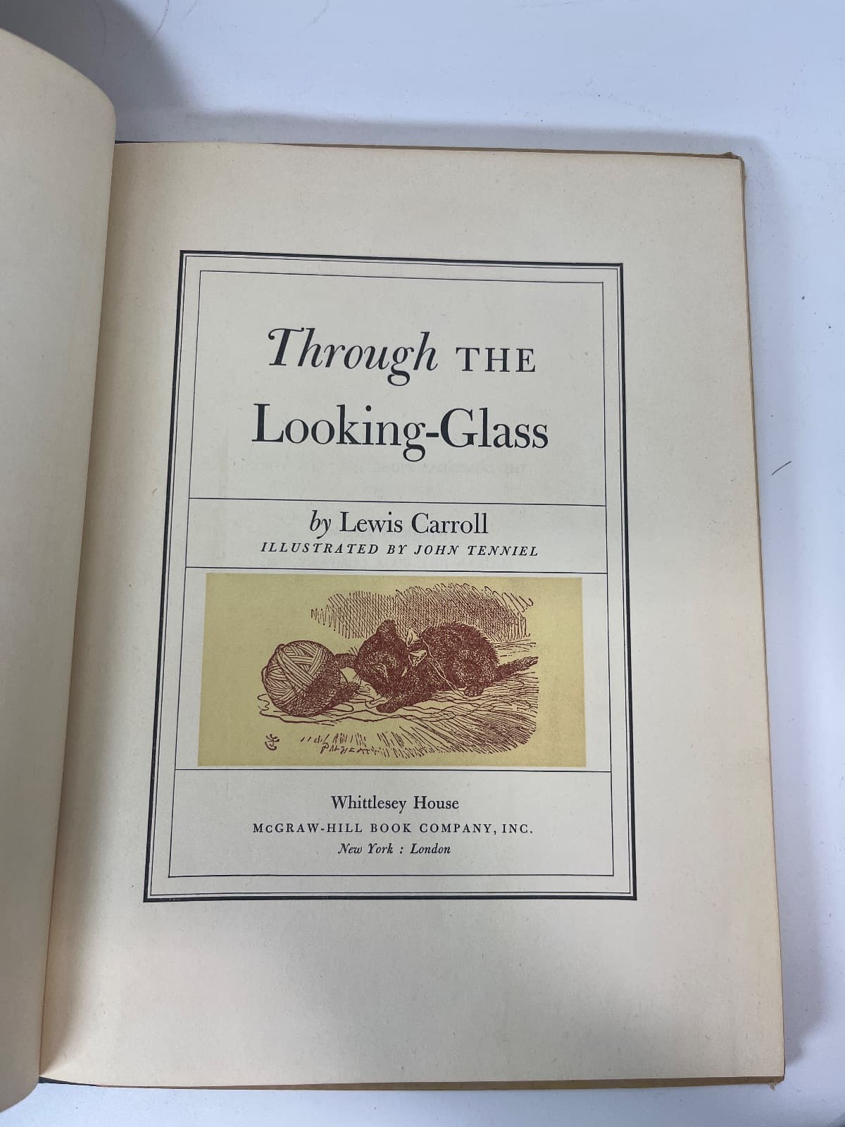 Through the Looking-Glass by Lewis Carroll - title page