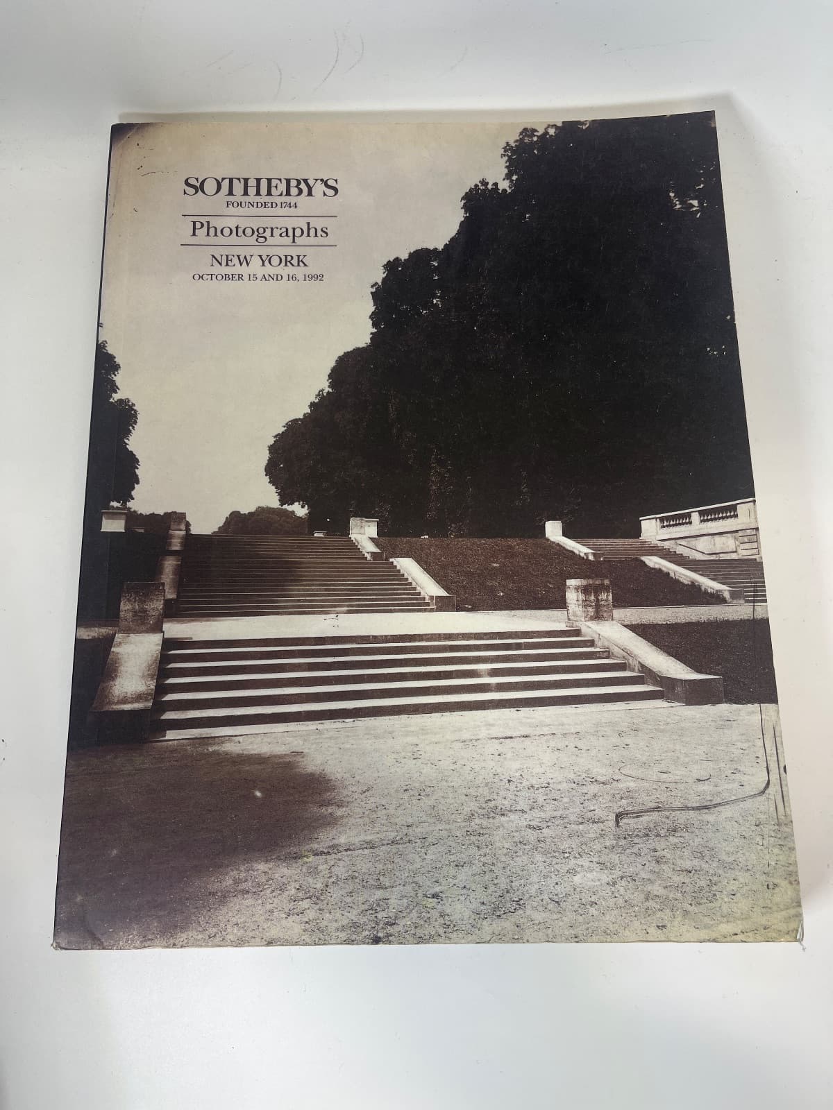 Photographs - Sotheby's - New York 1992 by Sotheby's - front cover