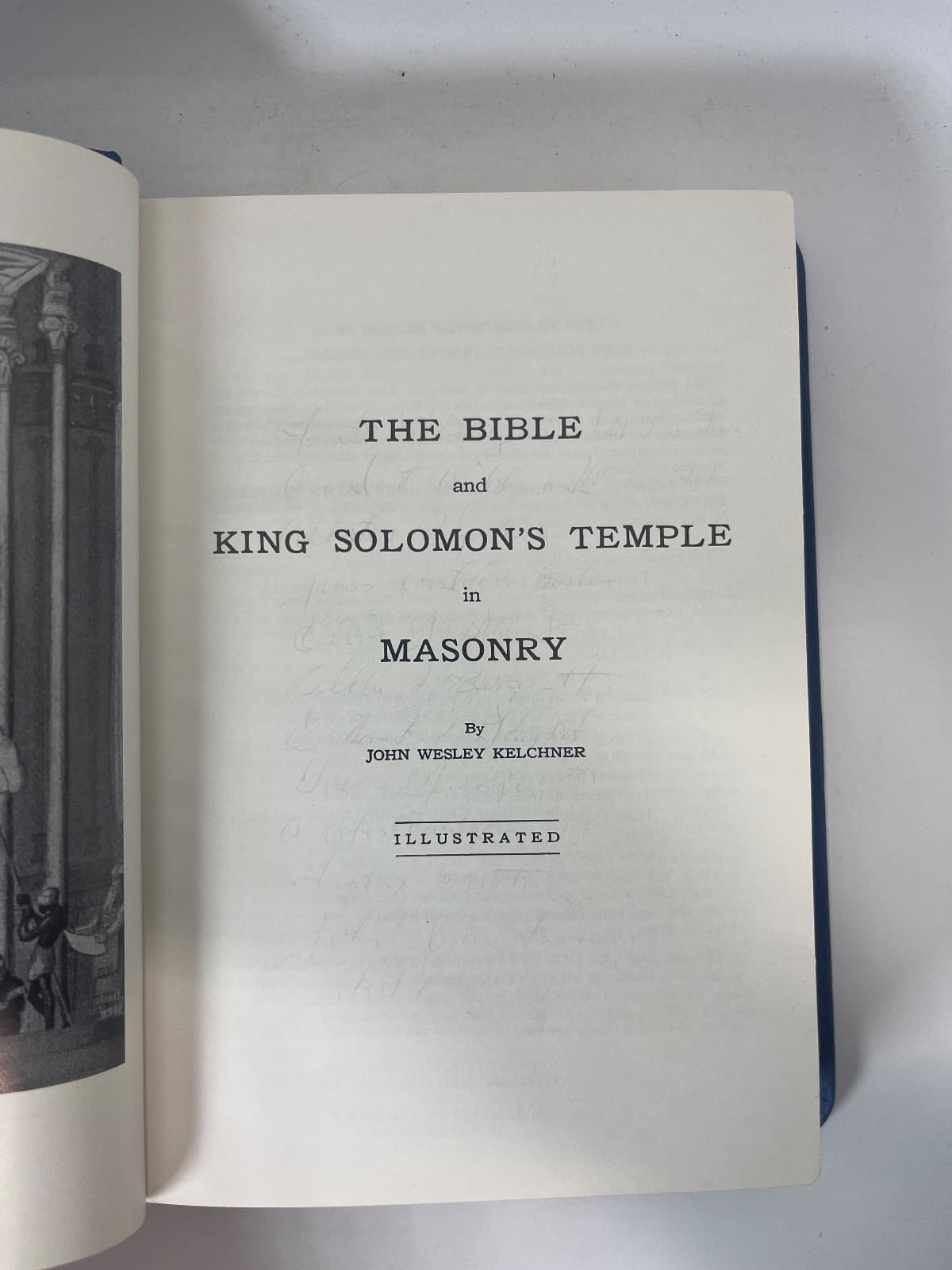The Bible and King Solomon's Temple in Masonry by John Wesley Kelchner - title page