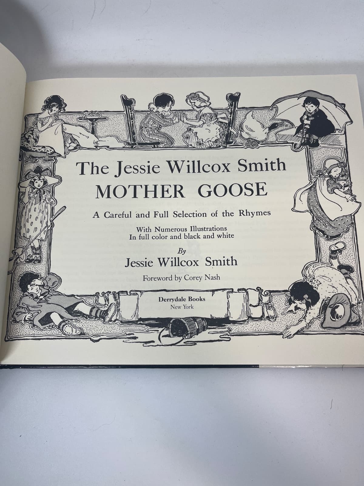 The Jessie Willcox Smith Mother Goose by Jessie Willcox Smith - title page