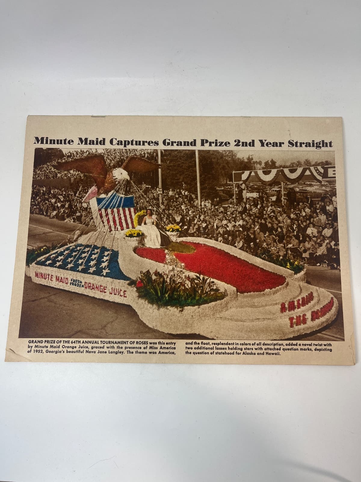 Pasadena Tournament of Roses: 1954 Official Program - additional view