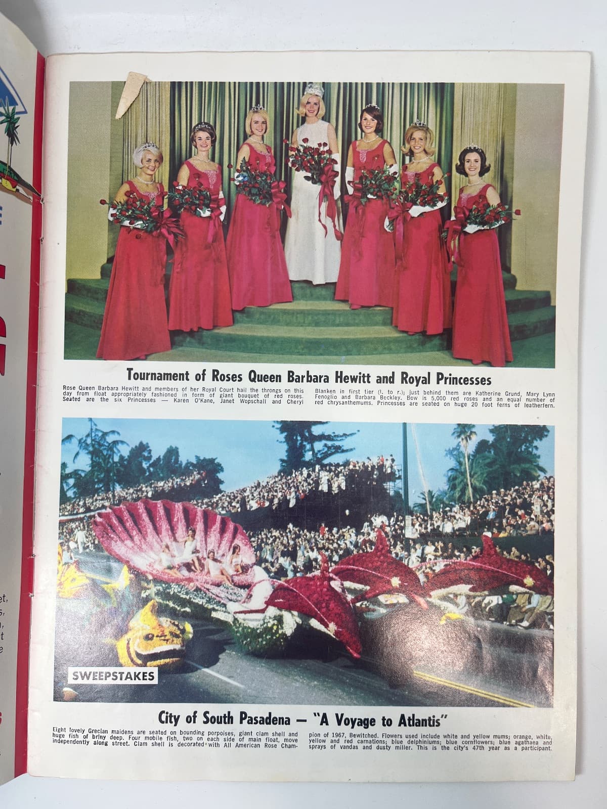 Pasadena Tournament of Roses 1967 Pictorial - additional view