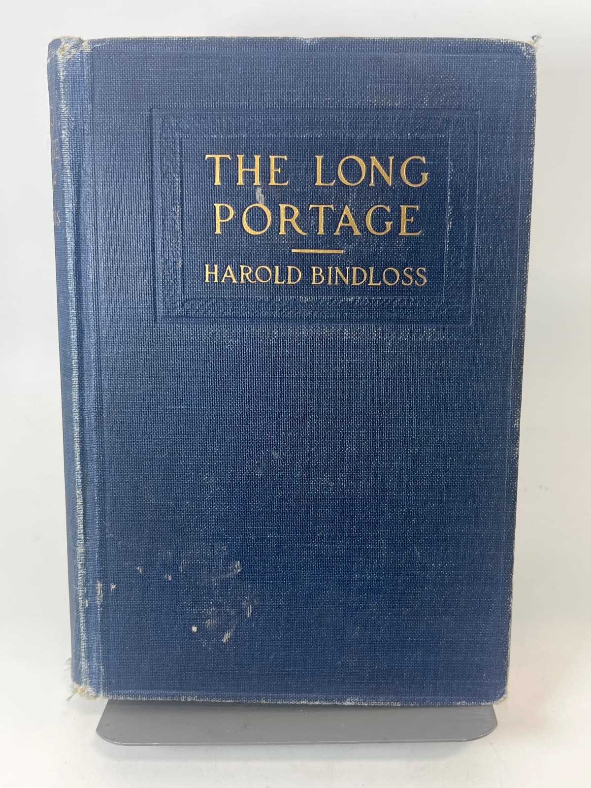 The Long Portage by Harold Bindloss - front cover
