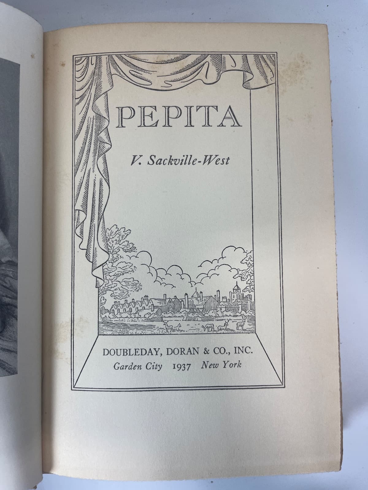 Pepita by V. Sackville-West - title page