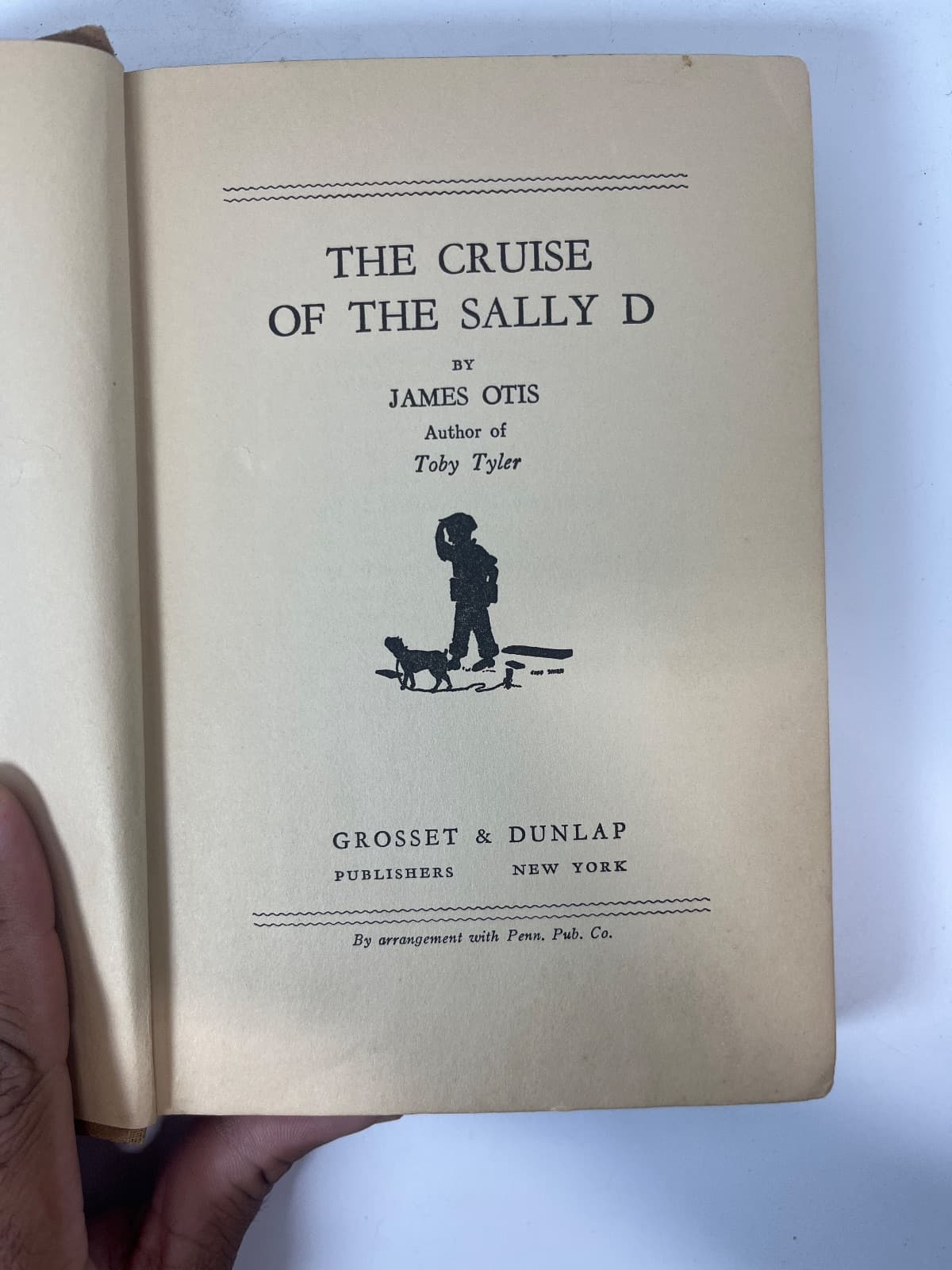 The Cruise of the Sally D. by James Otis - title page
