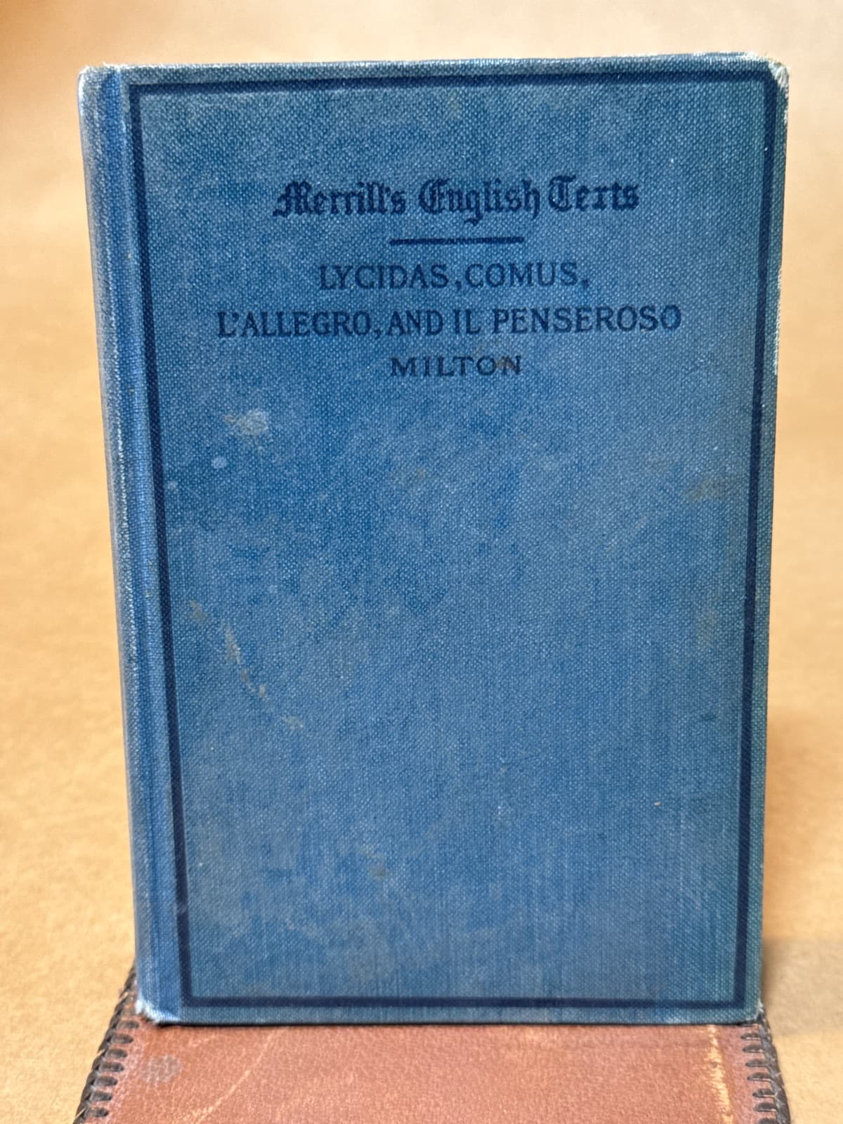 Lycidas, Comus, L'Allegro, Il Penseroso and Other Poems by John Milton - front cover