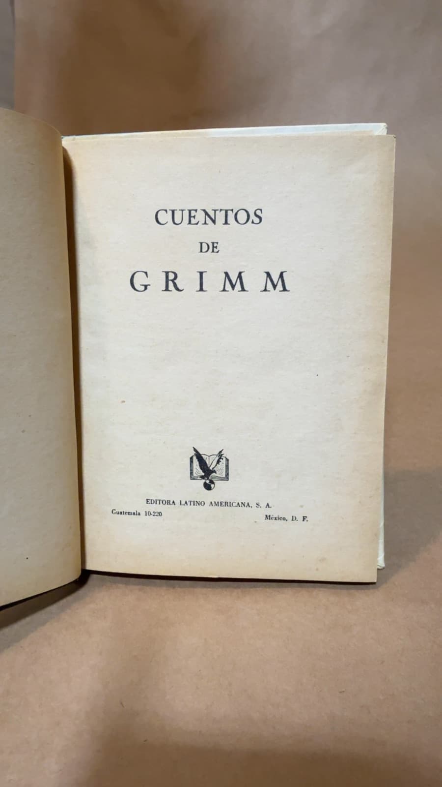 Cuentos de Grimm - title page