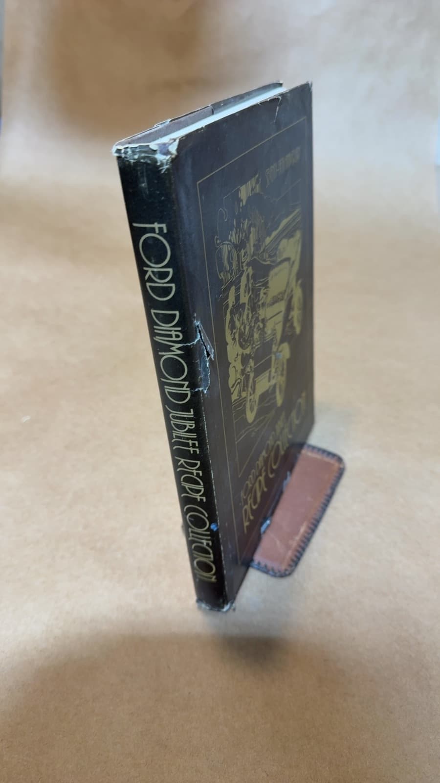 Ford Diamond Jubilee Recipe Collection by Nancy Kennedy - quarter view showing binding condition