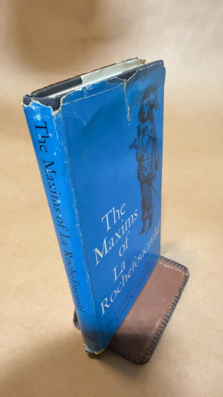 The Maxims of La Rochefoucauld by François de La Rochefoucauld - quarter view showing binding condition