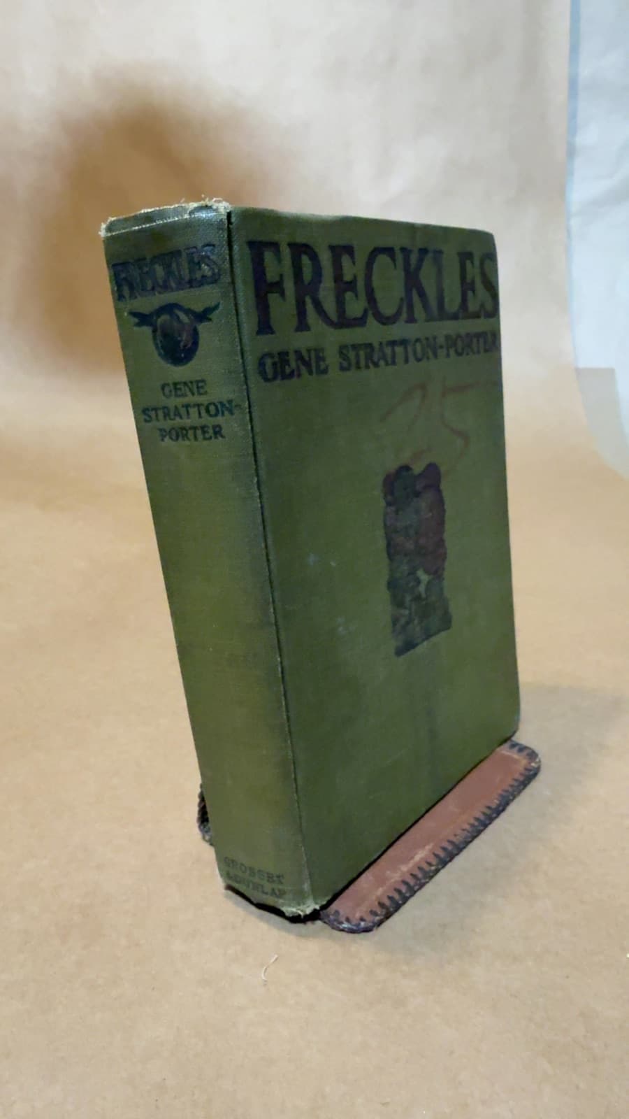 Freckles by Gene Stratton-Porter - quarter view showing binding condition
