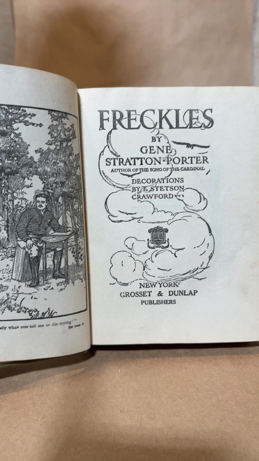 Freckles by Gene Stratton-Porter - title page
