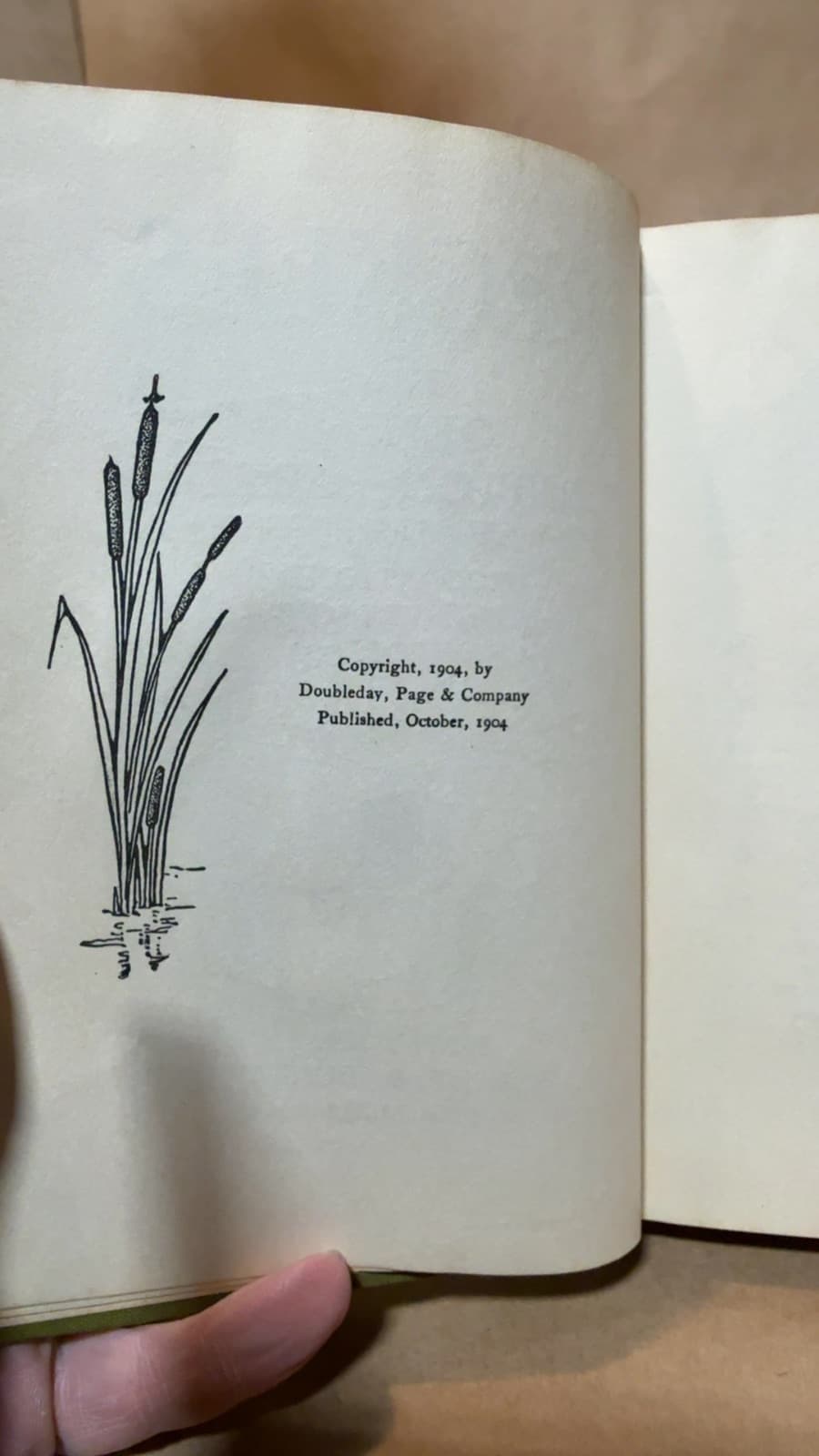 Freckles by Gene Stratton-Porter - copyright page showing 1904 details