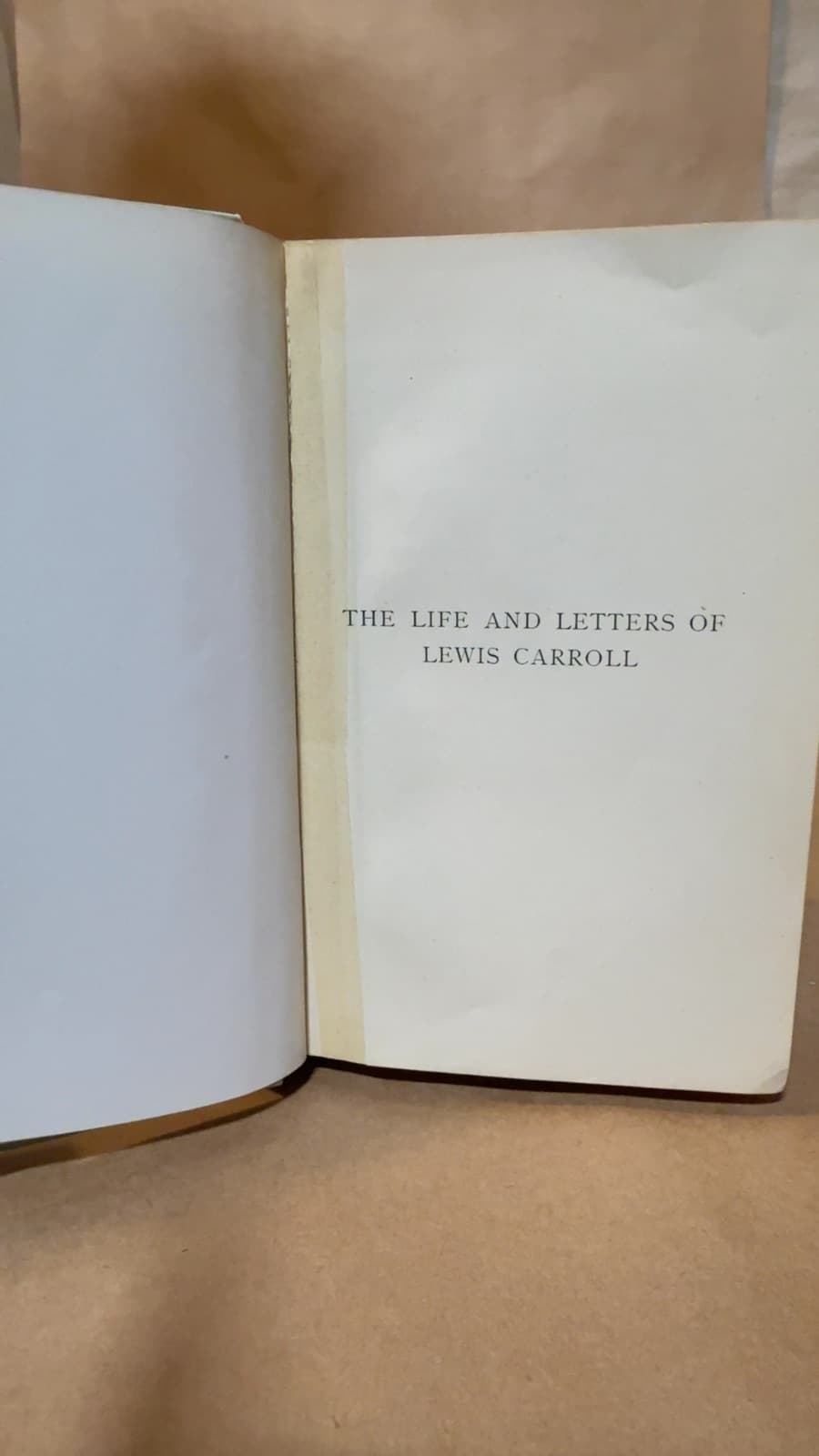 The Life and Letters of Lewis Carroll by Stuart Dodgson Collingwood - additional view