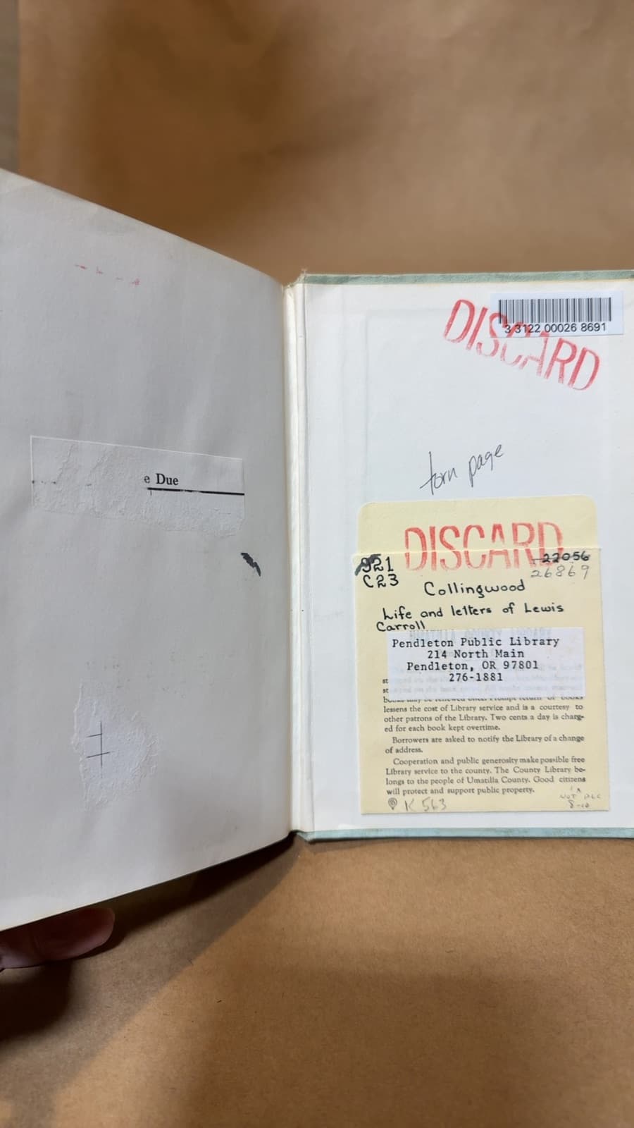 The Life and Letters of Lewis Carroll by Stuart Dodgson Collingwood - additional view