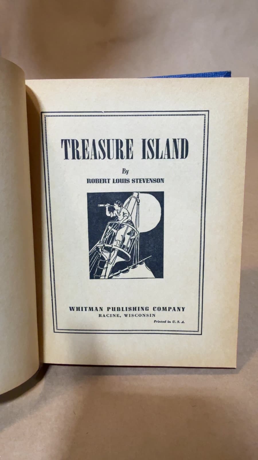 Treasure Island by Robert Louis Stevenson - title page