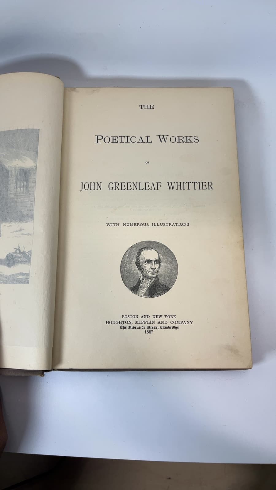 The Poetical Works of John Greenleaf Whittier by John Greenleaf Whittier - title page