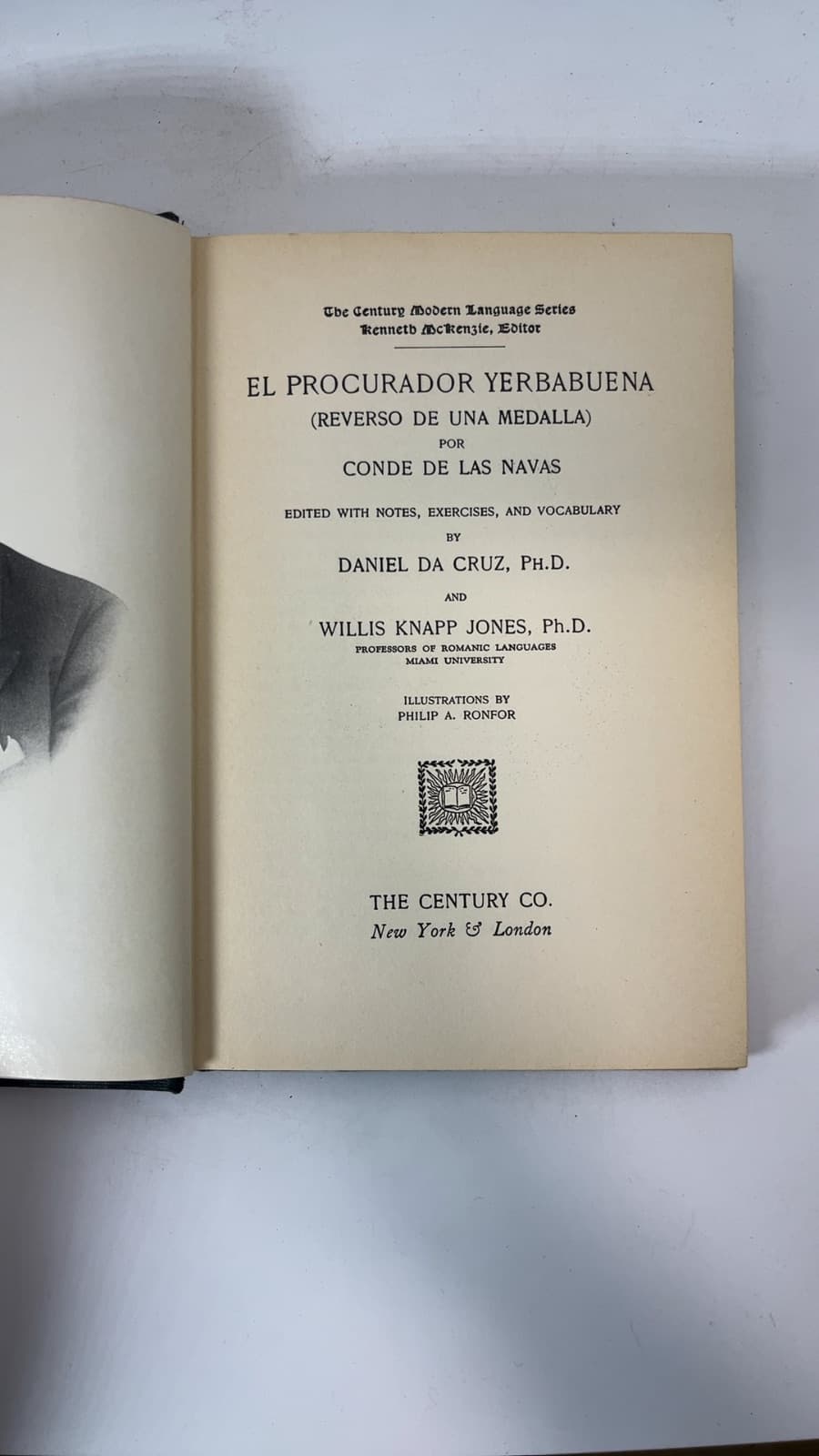 El Procurador Yerbabuena (Reverso de una Medalla) by Conde de las Navas - title page