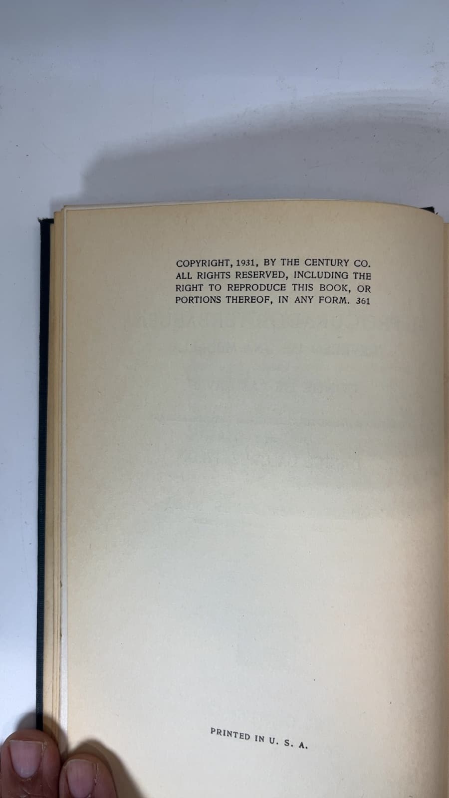 El Procurador Yerbabuena (Reverso de una Medalla) by Conde de las Navas - copyright page showing 1931 details