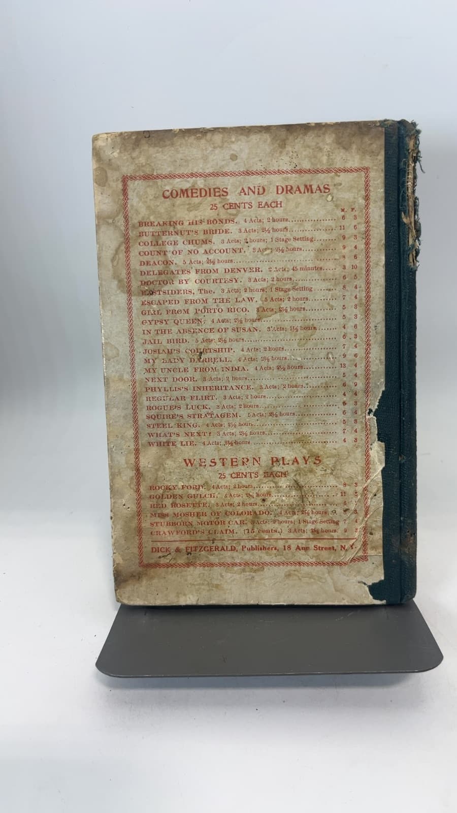 Dick's Quadrille Call-Book and Ball-Room Prompter - additional view