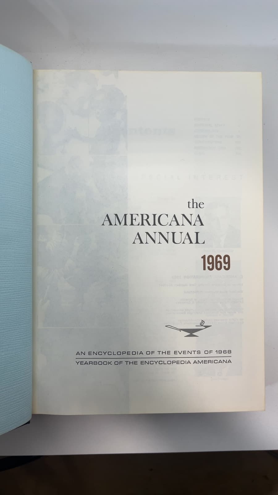 The Americana Annual 1969 - title page