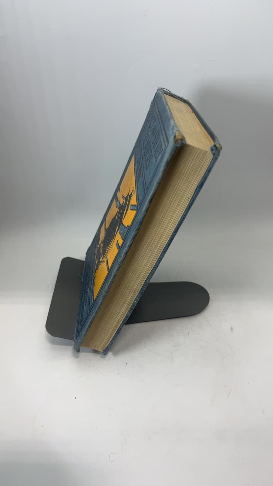 Fact and Story Readers: Book Five by Henry Suzzallo, George E. Freeland, Katherine L. McLaughlin, Ada M. Skinner - quarter view showing binding condition
