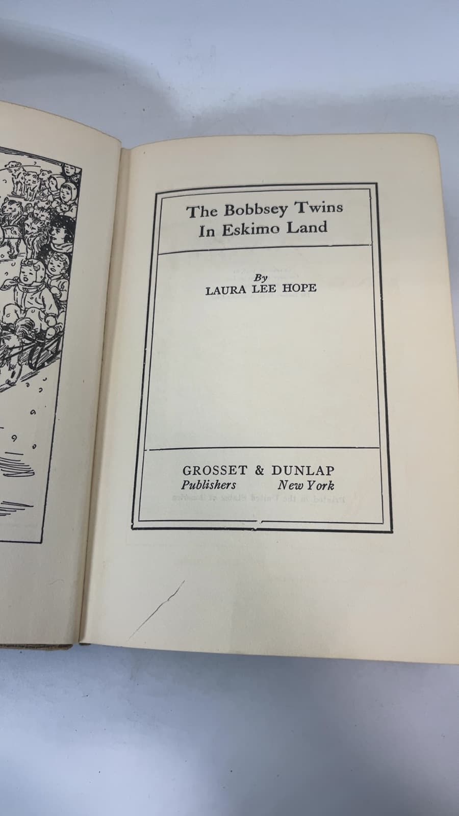 The Bobbsey Twins In Eskimo Land by Laura Lee Hope - title page