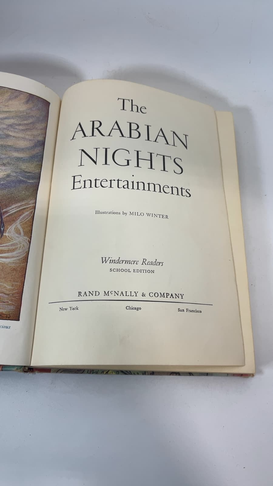 The Arabian Nights Entertainments - title page