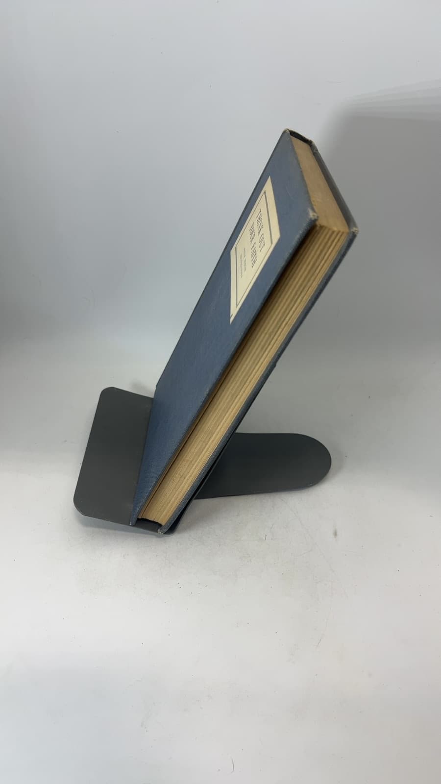 Think Out Your Faith by Philip Mercer Rhinelander - quarter view showing binding condition