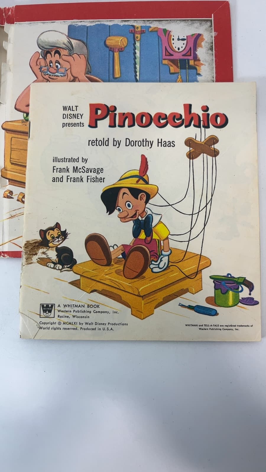Pinocchio by Dorothy Haas - title page