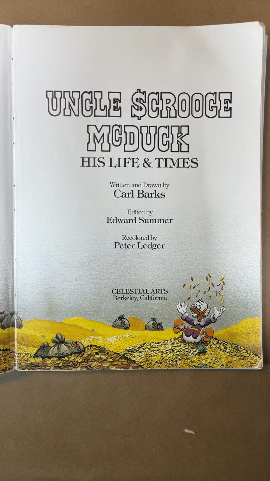 Uncle Scrooge McDuck: His Life & Times by Carl Barks - title page