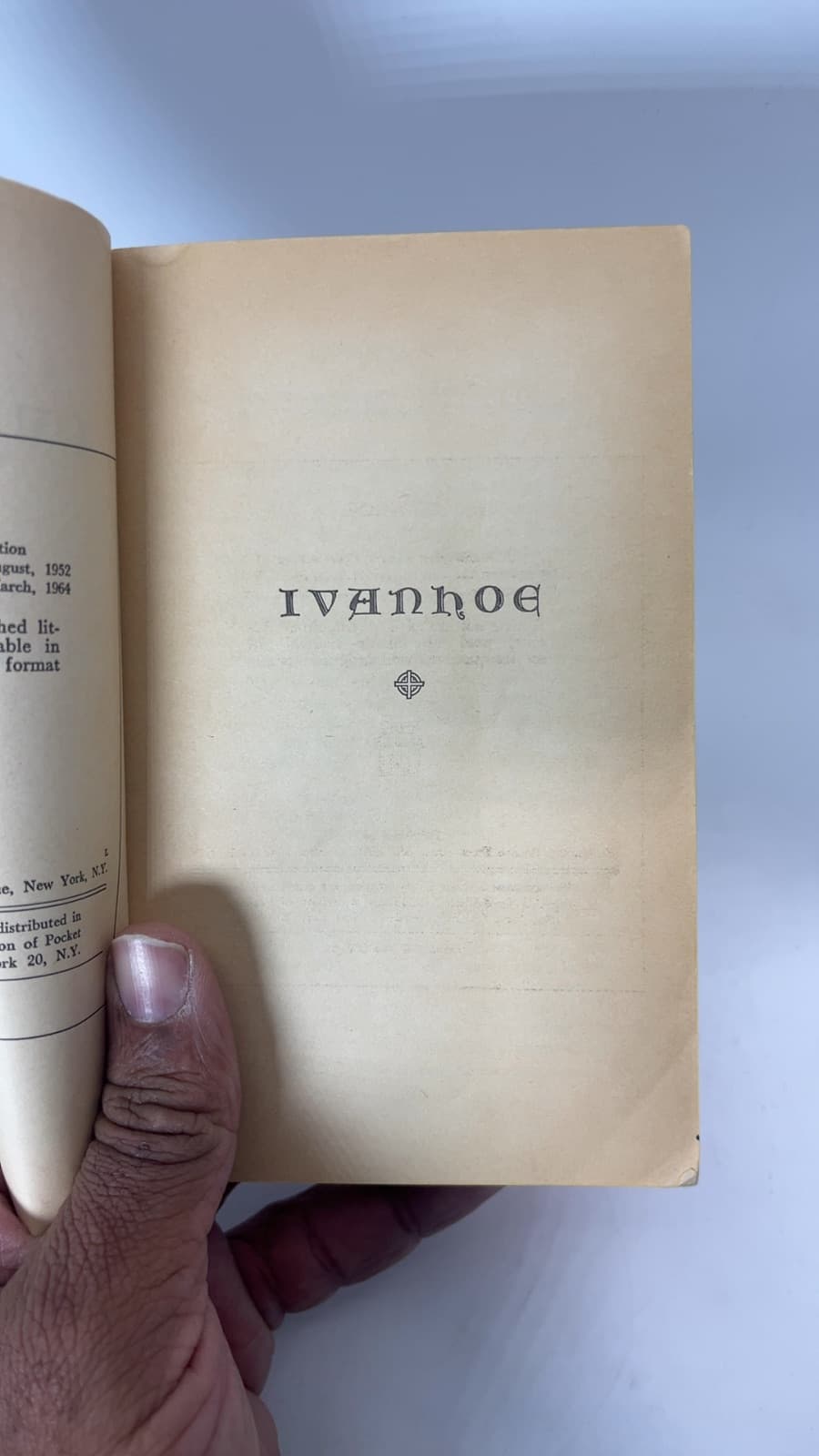 Ivanhoe by Sir Walter Scott - title page