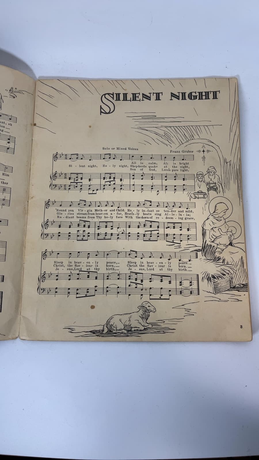 Treasure Chest of Christmas Songs and Carols - copyright page showing 1936 details