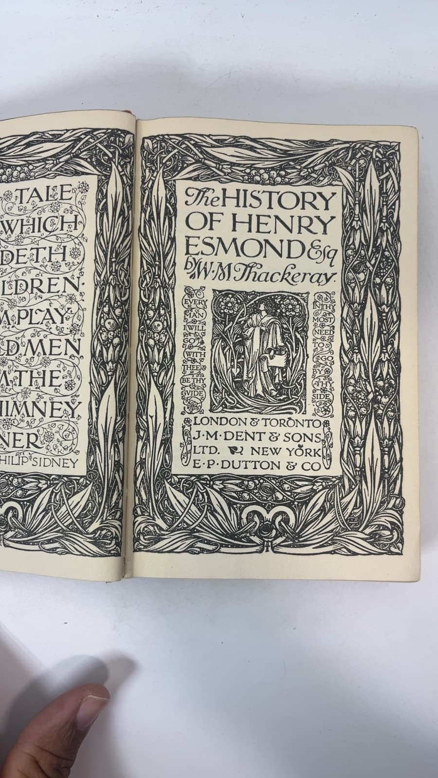 The History of Henry Esmond Esq by W.M. Thackeray - title page