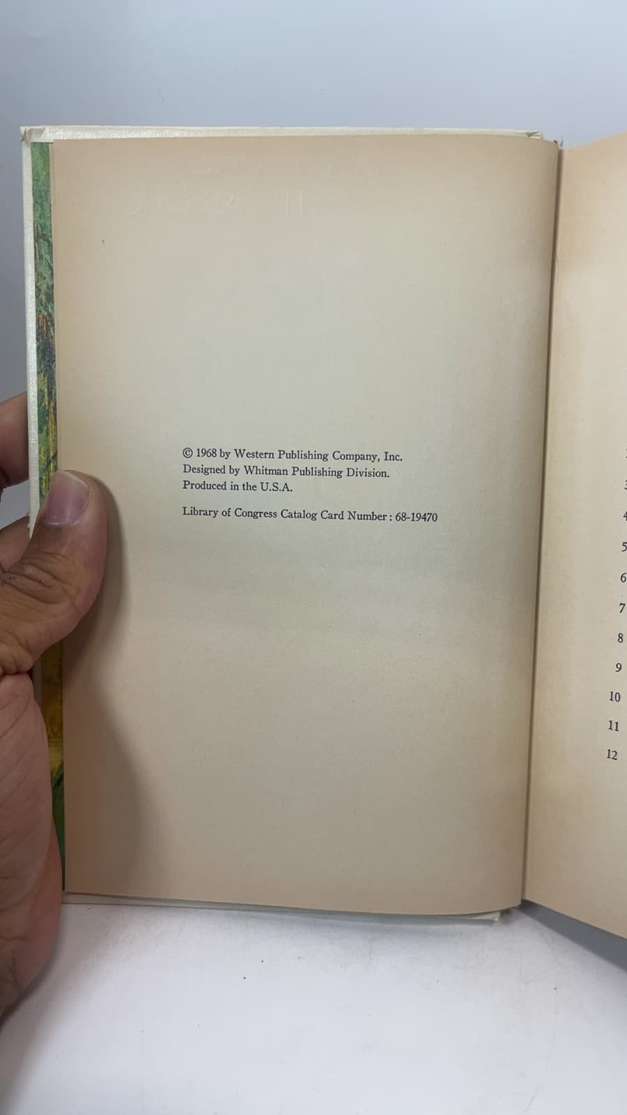The Wind in the Willows by Kenneth Grahame - copyright page showing 1968 details