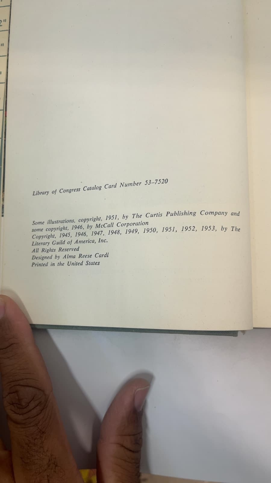 The Complete Book of Bulbs by F. F. Rockwell and Esther C. Grayson - copyright page showing 1953 details