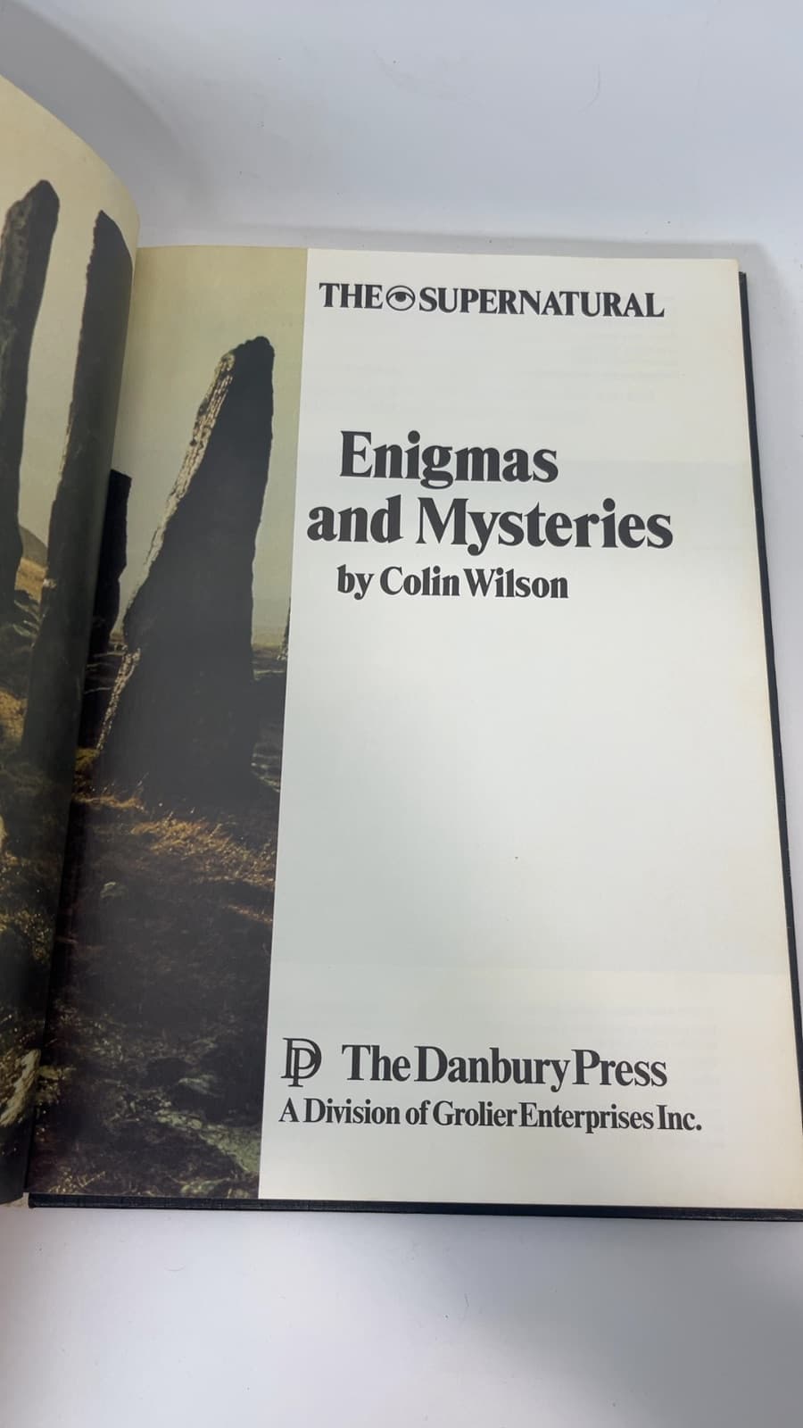 Enigmas and Mysteries by Colin Wilson - title page
