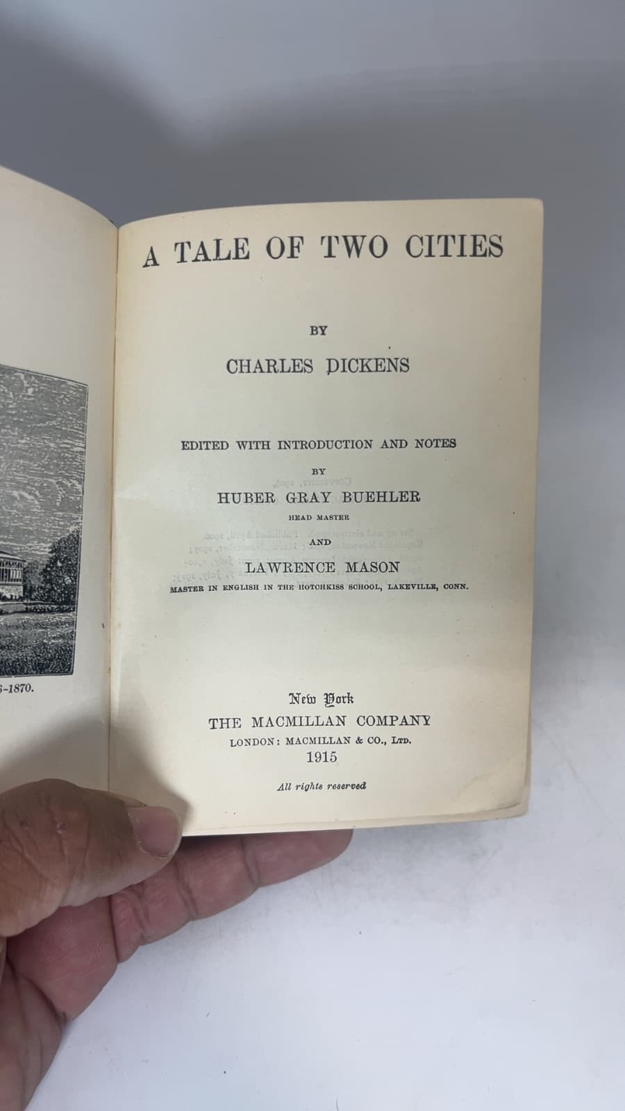 A Tale of Two Cities by Charles Dickens - title page
