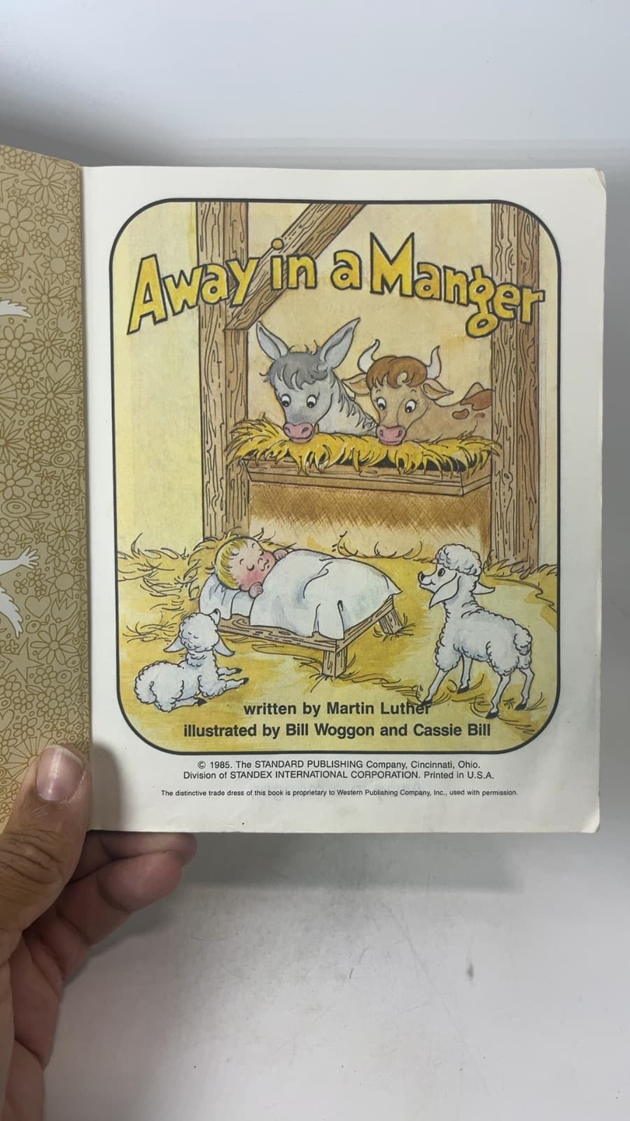 Away in a Manger - A Little Golden Book  by Martin Luther - title page